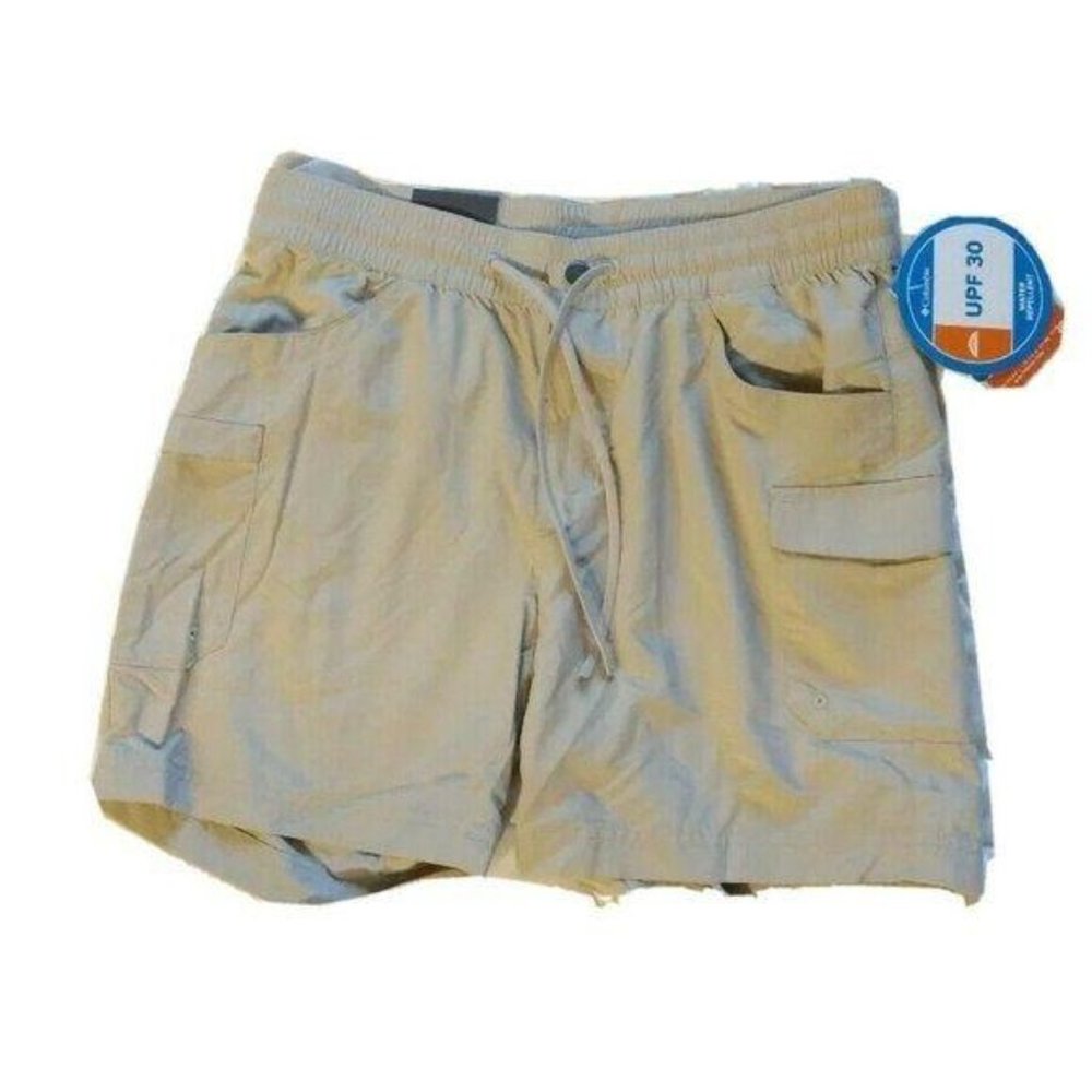Columbia Cargo Shorts Short UPF 50 Omni Shade Size S Beige Outdoors High Rise - Picture 4 of 8